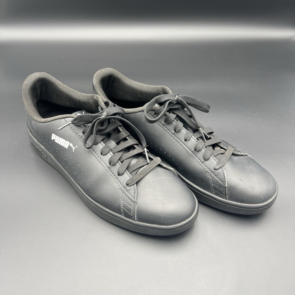 Puma Black Low-Profile Sneakers